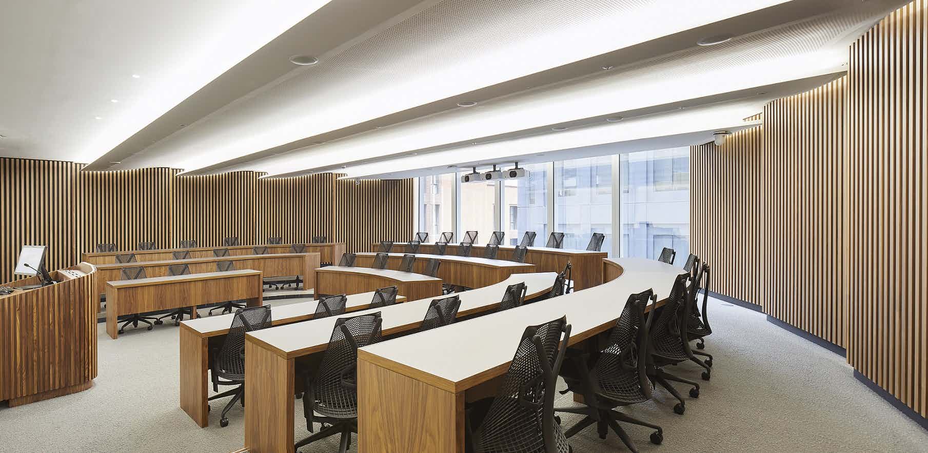 Executive Education Classroom, The University of Chicago Booth School of Business